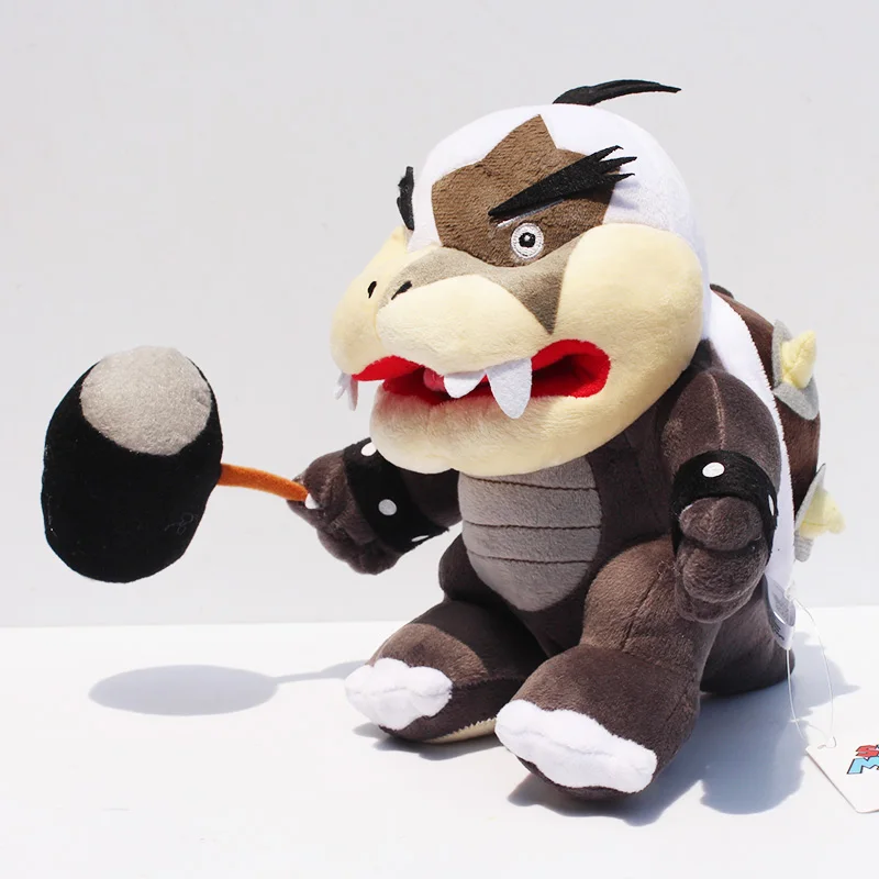 Новый 1 шт. 21 см Мортон Купа с Молотки плюшевые игрушки Super Mario koopalings Мягкие мягкие
