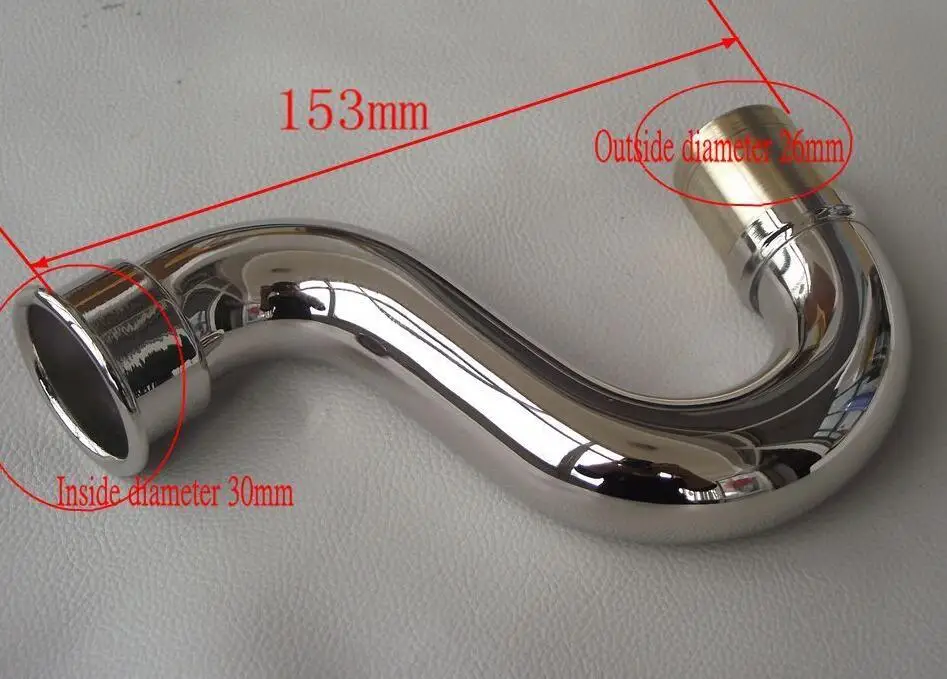 

6pcs Bass clarinet neck for repairing workshop clarinet parts Nickel plating