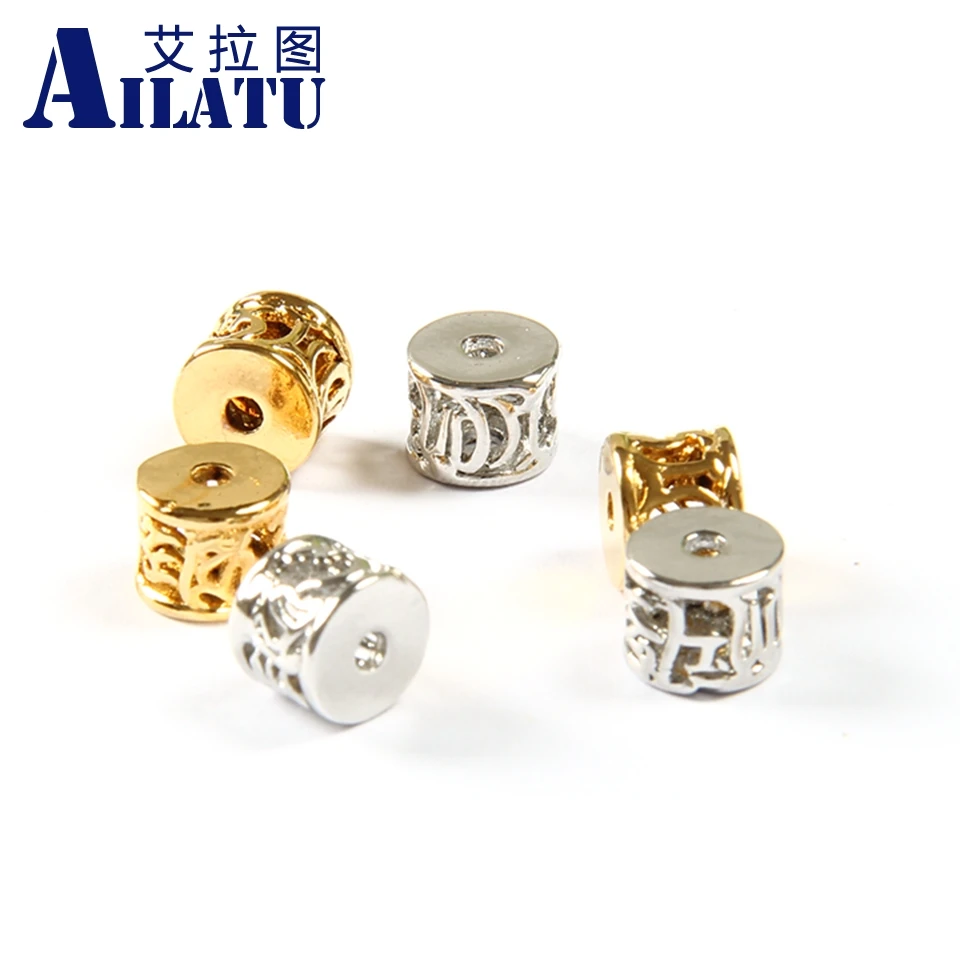 

Ailatu New Arrival 10pcs Zinc Alloy Copper Beads for DIY Bracelet Jewelry