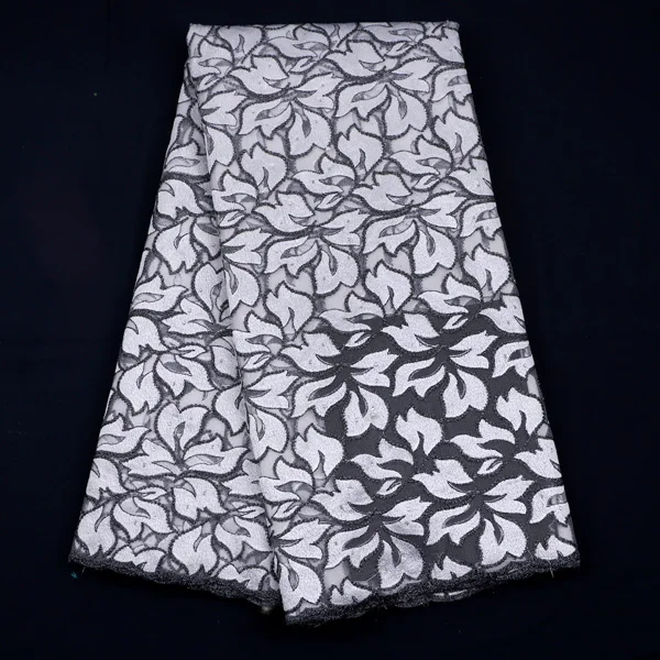 Бесплатная Доставка! оптовая цена Африканский шнурок ткани для шитья