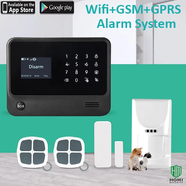 G90b Wi Fi охранной сигнализации система оповещения с pet иммунная PIR Motion detctor