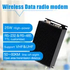 25 Вт 150 МГц vhf радио модем беспроводной rs232 rs485 tranceiver 115200bps беспроводной передатчик и приемник 433 МГц модуль
