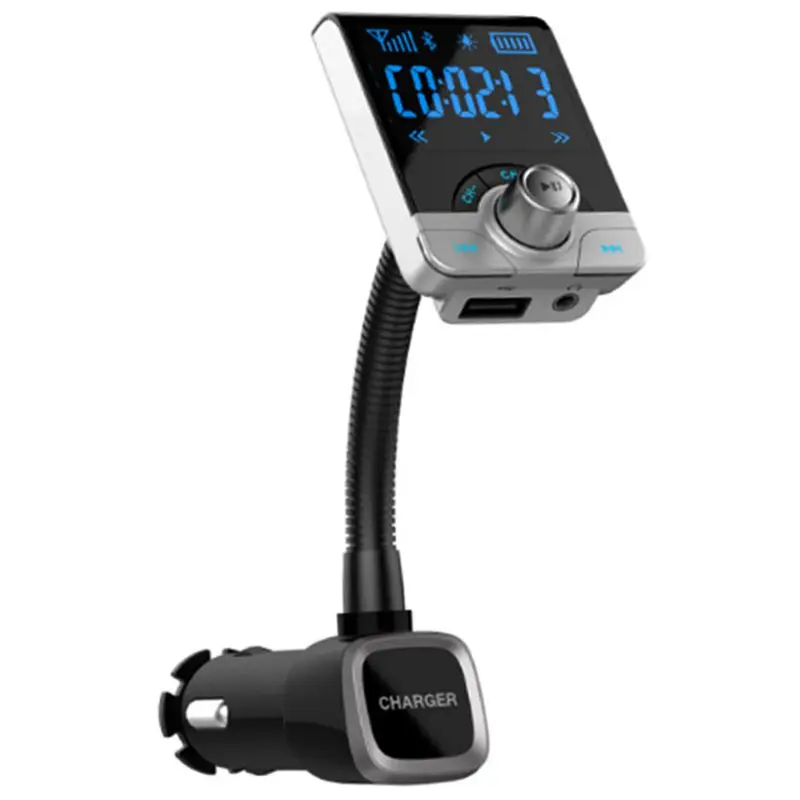 Bluetooth автомобильный набор Handsfree FM передатчик AUX 3 5 мм аудио MP3 музыкальный плеер