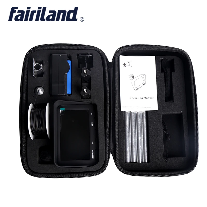 

Fish finder with two cameras underwater& overwater support video record fish depth finder fishing tracker Fishing Equipment