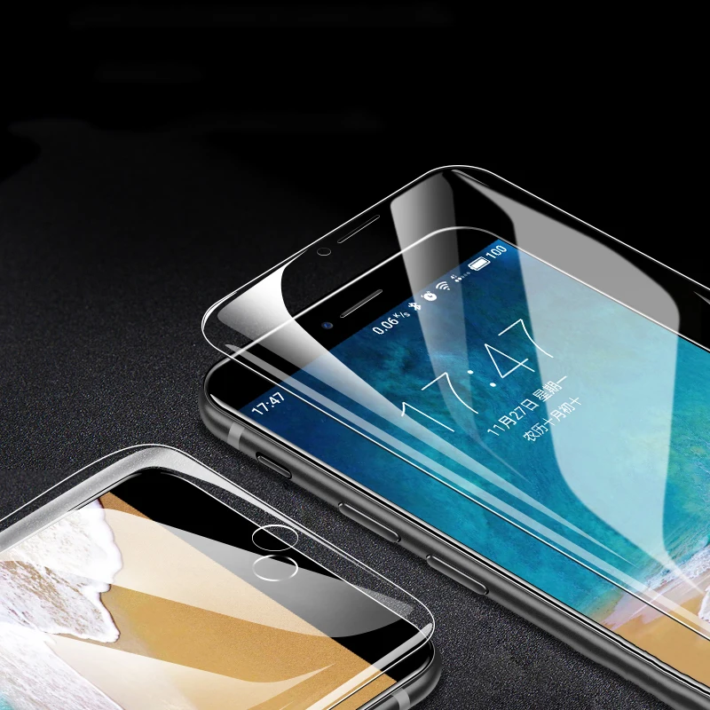 Защитная пленка для экрана мягкая Гидрогелевая iphone 8 7 6 6s Plus X полная защитная XS Max