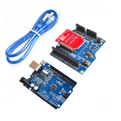 UNO R3 MEGA328P ATMEGA16U2 + HC-06 RF Беспроводной Bluetooth пчела V2.0 модуль Xbee V03 щит | Электронные