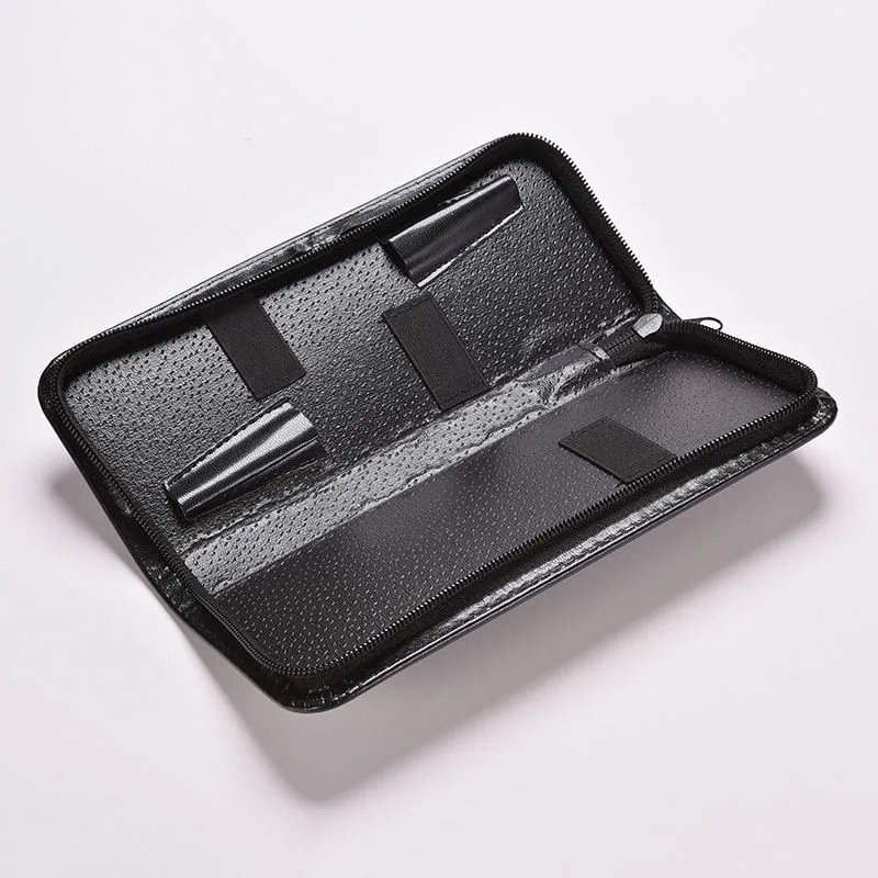 Кожаные волосы PU сумки для ножниц Чехол поясная сумка держатель инструменты