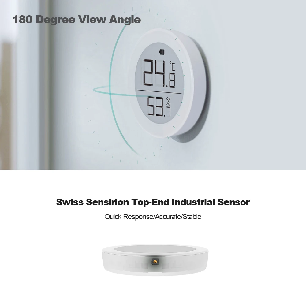 Xiaomi ClearGrass Air QingPing BT температурный умный датчик влажности ЖК-дисплей Электронный чернильный экран цифровой термометр измеритель влажности