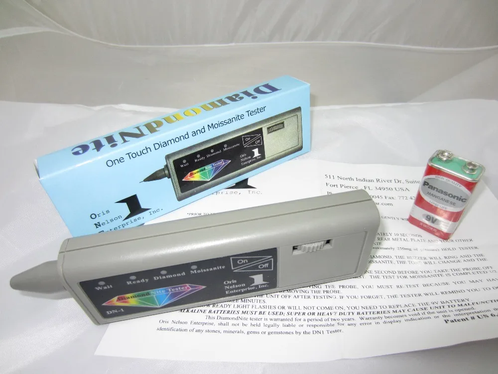 Ручка для тестирования алмаза портативная тестерная машина два в одном детектор