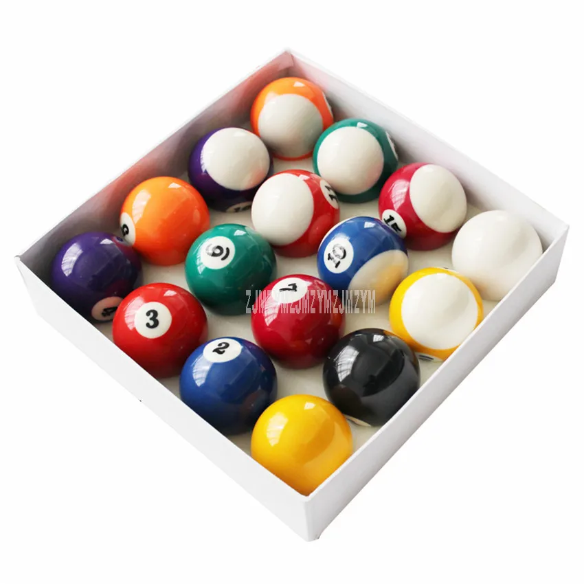

5.72cm American Standard Billiard Ball Set 16 Ball Durable Synthetic Resin Pool Billiard Ball Practice Tool With Triangle Frame