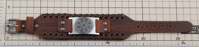 Viking Vegvisir компас браслеты нордические руны символ Одина обертывание натуральная