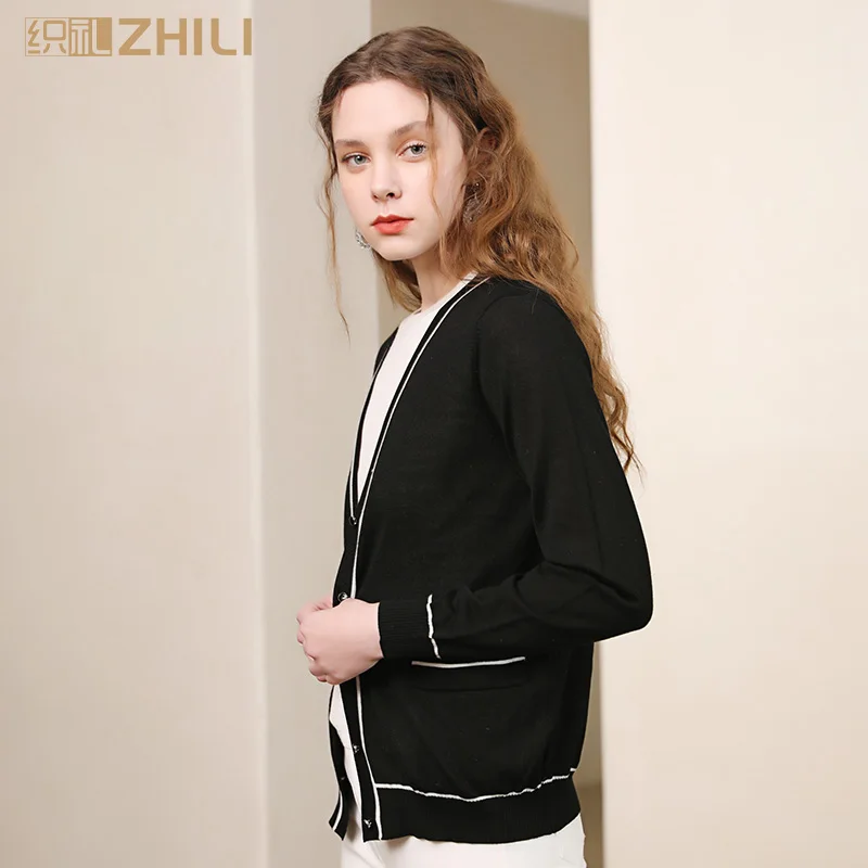 

ZHILI Women's Button Down Long Sleeve Cardigan Sweater Coat (S-4X)