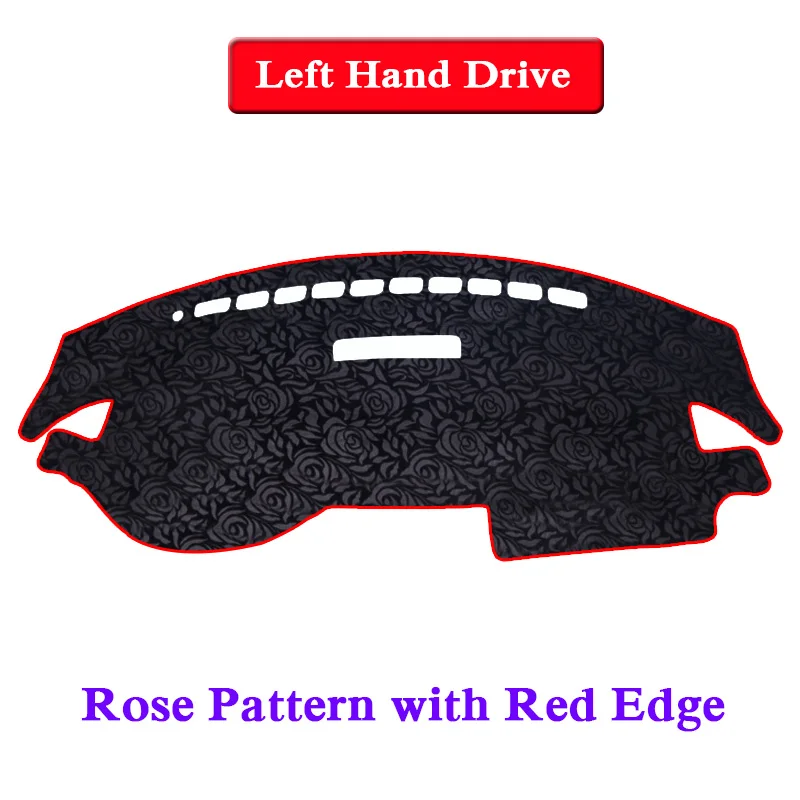 

Car Styling For Suzuki Swift 2008-2018 RHD&LHD Rose Pattern Dashboard Mat Protective Interior Photophobism Anti-Slip Pad Shade