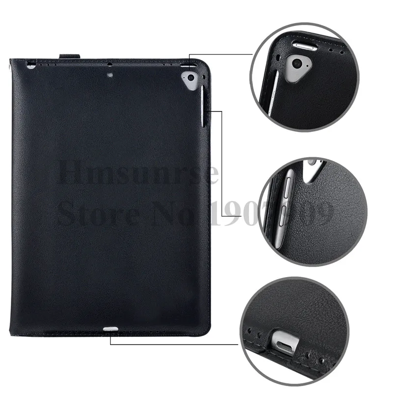 Чехол Hmsunrise для ipad A1893 с полной защитой кожаный чехол apple 9 7 2018 A1954 ручной ремешок