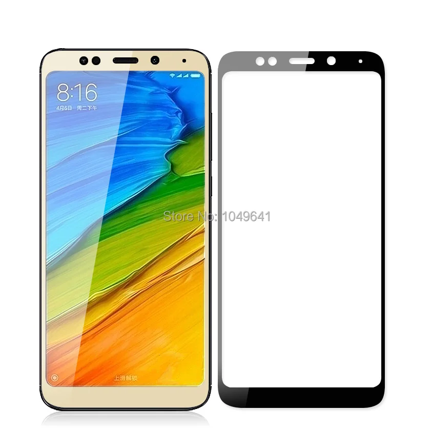 Закаленное стекло для Xiaomi Redmi 5 плюс защита экрана 99 дюймов 9h 2 5D полный экран