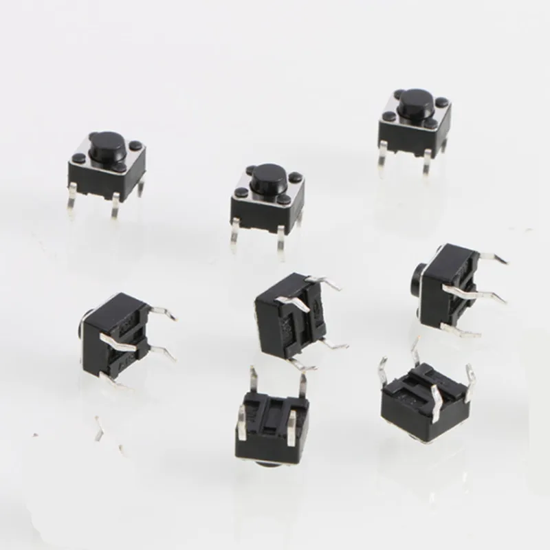 6X6X6 DIP тактильный мини-кнопочный переключатель Микро-переключатель мгновенного