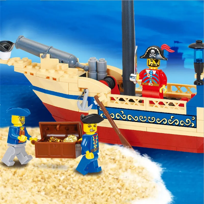Детский конструктор пиратский корабль 188 деталей|toys for|toys for kidsbuilding blocks |
