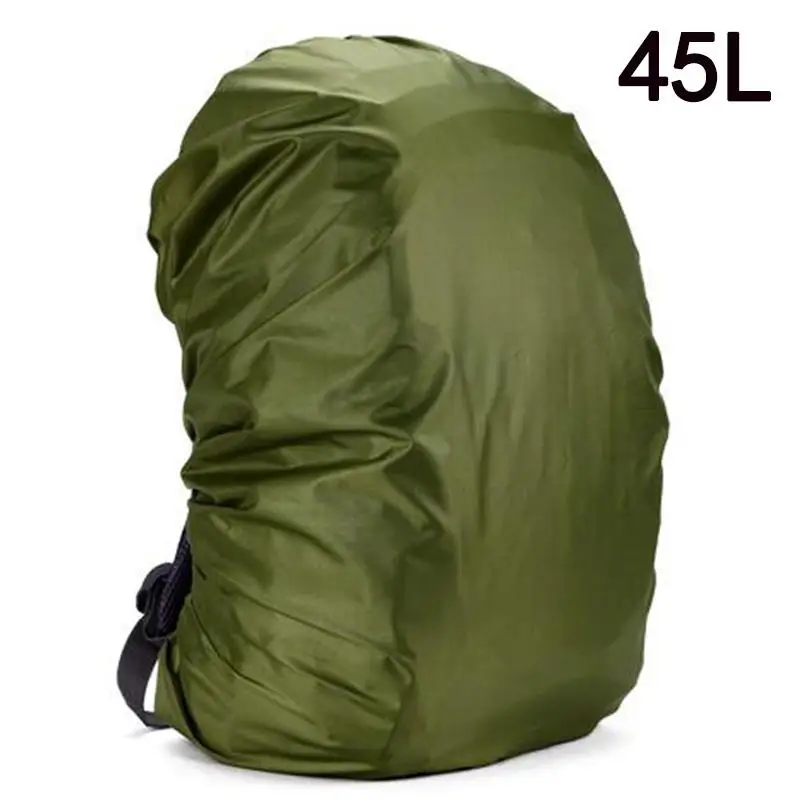 LumiParty 35L 45L регулируемый водонепроницаемый рюкзак с защитой от пыли дождевик сумка на плечо чехол дождевик защита Открытый Кемпинг Туризм - Цвет: green 45