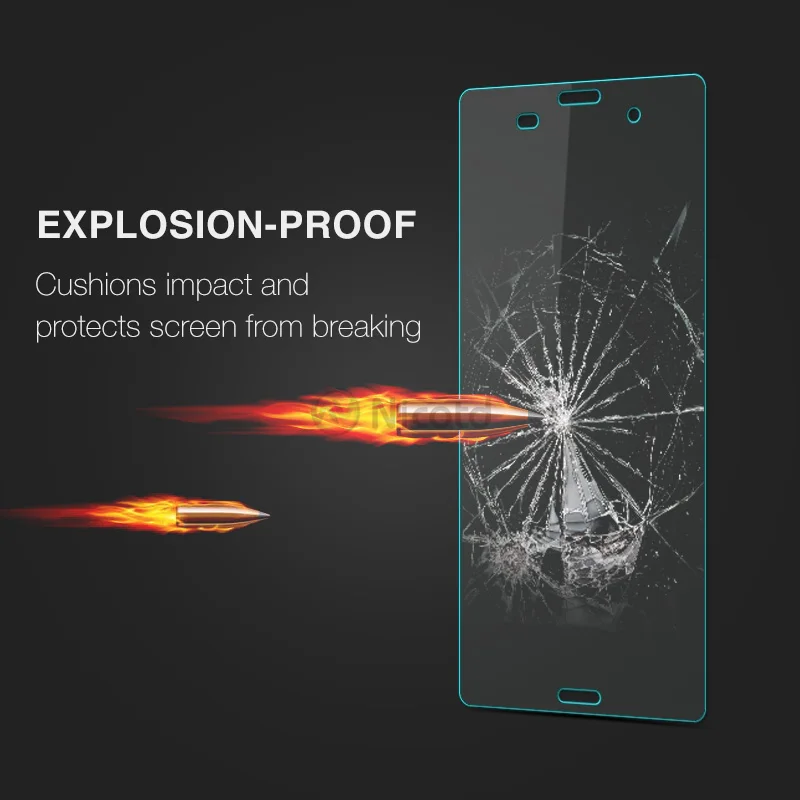 Закаленное стекло Nicotd для Sony Xperia Z3 защита экрана 9H 2.5D Защитное телефона D6633 D6643