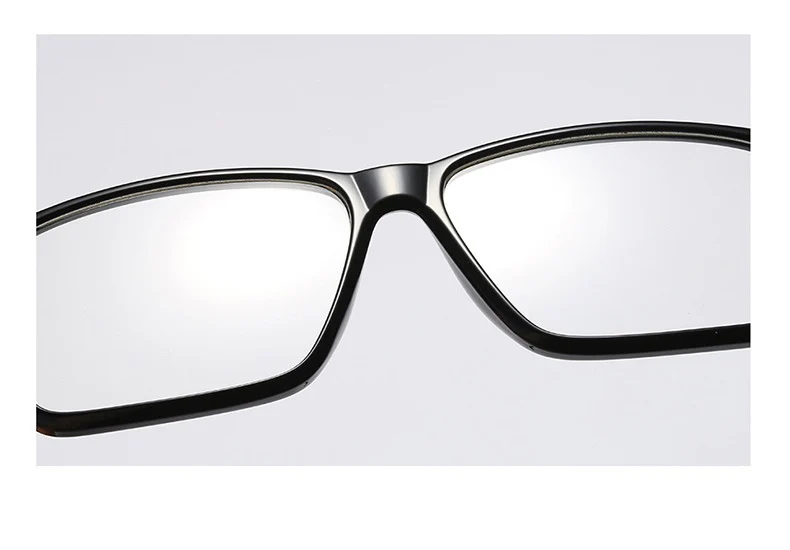 High Quality Matte Frame Men's Business Reading Glasses TR90 Thin Optics Computer Diopter Glasses Retro Square Eyeglasses Unisex