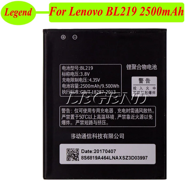 10 шт. аккумулятор 2500 мАч BL219 для Lenovo A880 S856 A889 A890e S810t A850 + A916 Аккумулятор AKKU|battery for
