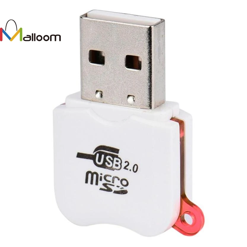 Malloom Новое поступление Цена высокоскоростной мини Micro SD USB 2,0 Micro TF T-Flash памяти SD кард-ридер адаптер#20