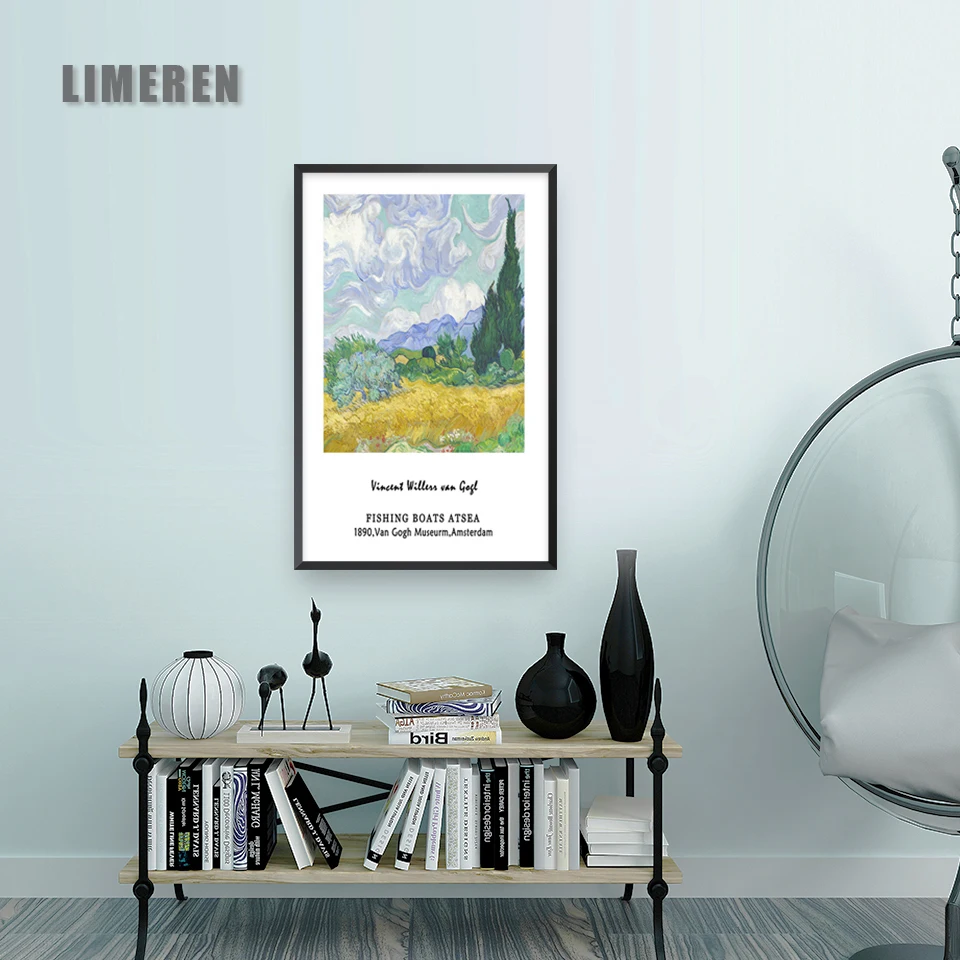 Scandinavian Style Flower sea Painting Wall Art Canvas Posters Nordic Prints Decorative Picture Modern Home Bedroom Decoration | Дом и сад
