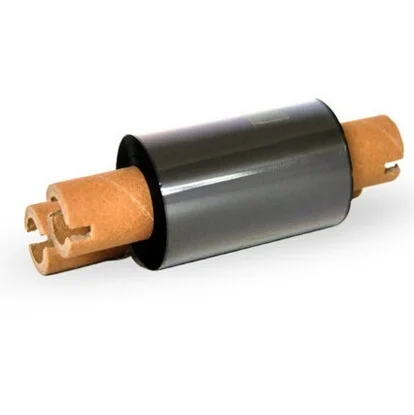 70 мм * 90 м Резиновая лента черного цвета для печати этикеток из ПЭТ ПВХ подходит