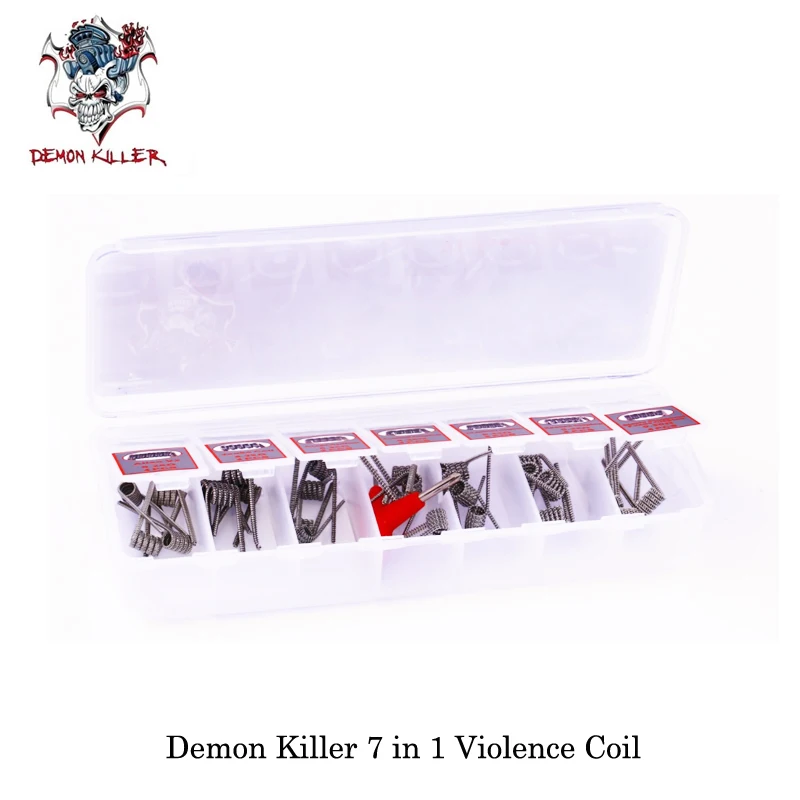 (28 шт./лот) электронная сигарета вейп Demon Killer 7 в 1 Катушка Для испаритель с емкостью