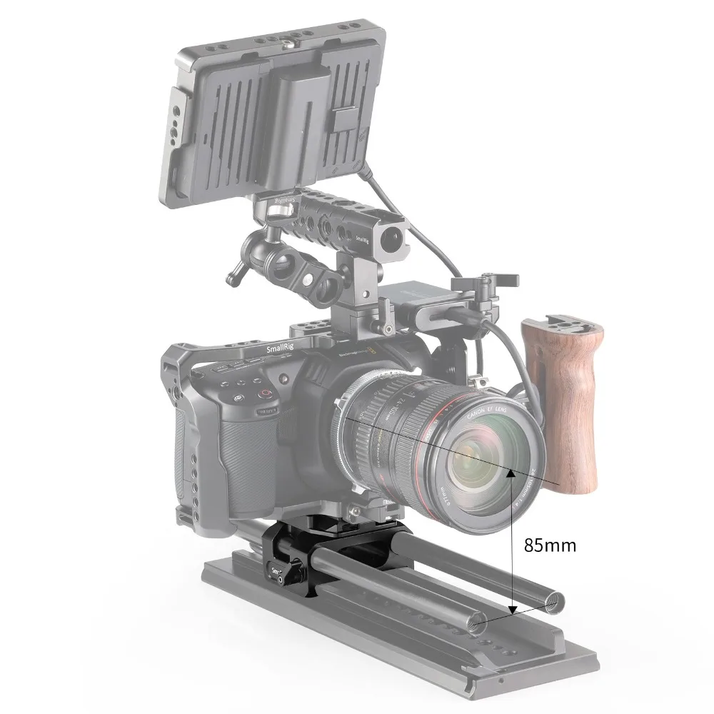 Комплект базовой плиты для камеры SmallRig, карманная Кинокамера Blackmagic, 4 K/6 K(Совместимость с Manfrotto 501PL) 2266