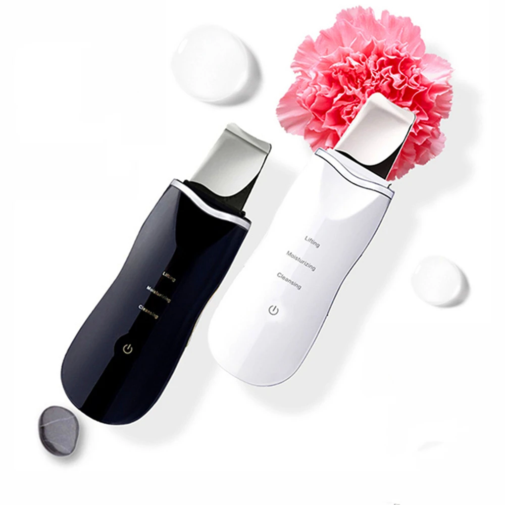 Инструмент для ухода за лицом Ультразвуковой ионный скребок лица пилинг пор и