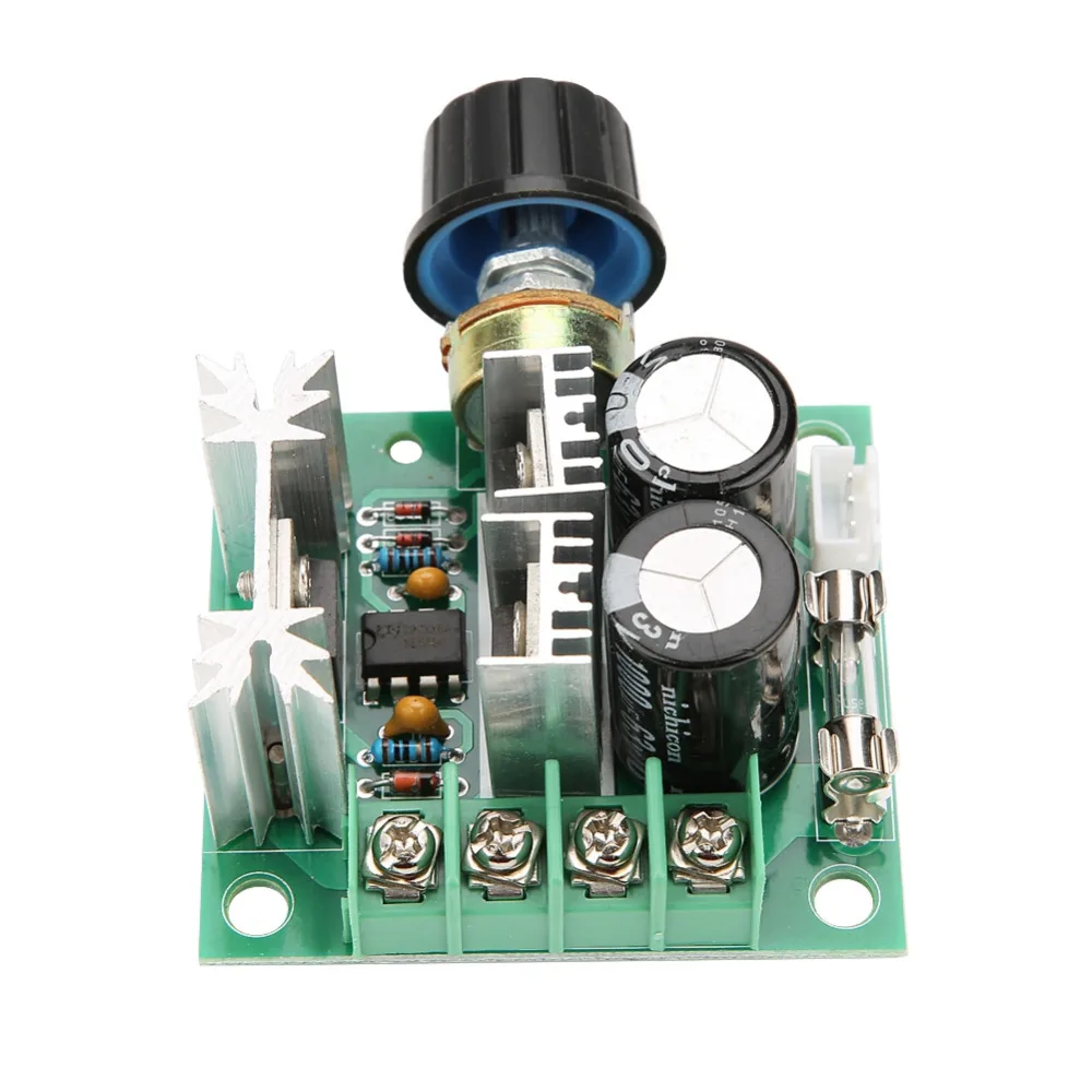 

10A 12V-40V PWM DC Motor Governor Stepless Variable Speed Switch Module PWM Motor Speed Controller COB-63 DC Motor Speed Control