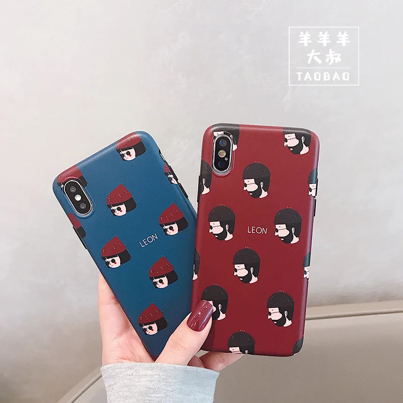 Индивидуальный милый чехол для телефона iphone 6 6s 7 8 plus xs Max xr мультяшная иллюстрация