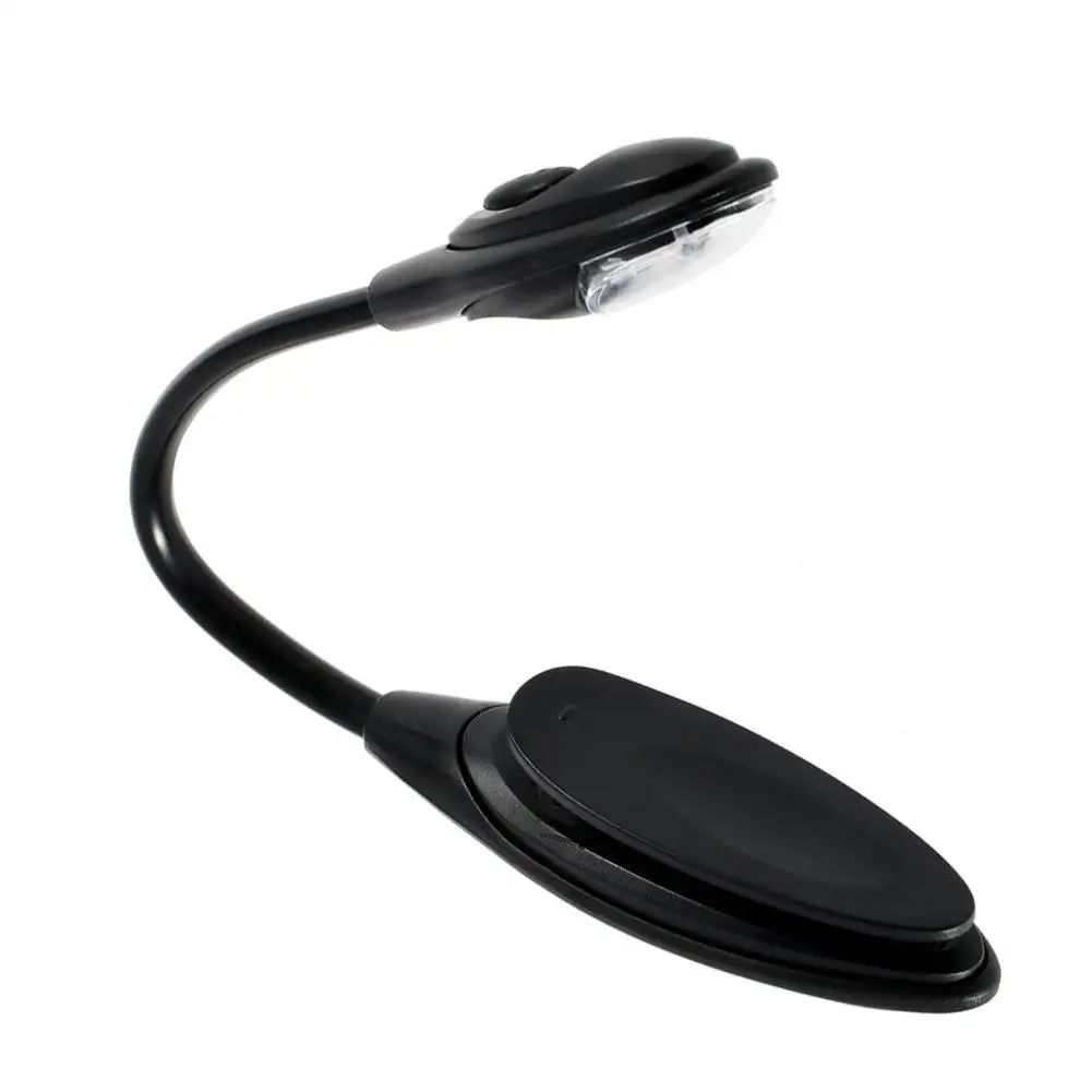 1 Pc Portable LED Reading Light Book Table Lamp Desk Mini Flexible Clip On For Kindle Notebook for Night | Освещение