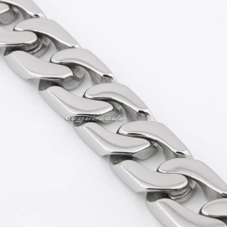 Мужской браслет байкера из нержавеющей стали 316L различной длины 5Q009 (длина 8 7) |