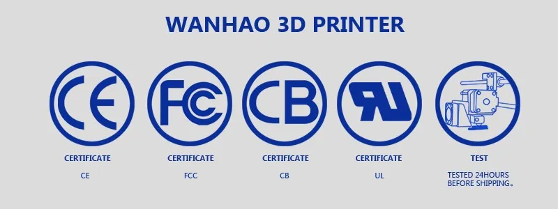 Китай самый большой набор 3d системы принтера wanhao завод D9 300 400 500 промышленного класса 3D цветная печатная машина с автоматическим выравниванием