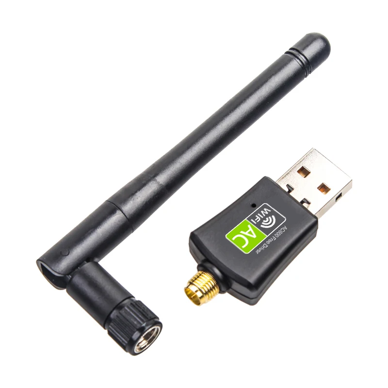 Kebidu Dual Band 5 ГГц 2,4 ГГц 600 Мбит/с USB Беспроводной сетевые карты WiFi адаптер для настольных/ноутбука/PC бесплатно драйвера