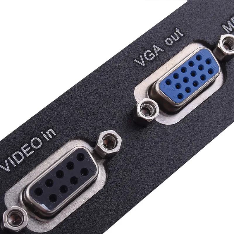 Новый XVGA коробка MDA CGA EGA гамма Sog RGBS RGBHV YPbP YUV конвертер VGA Промышленные видео с