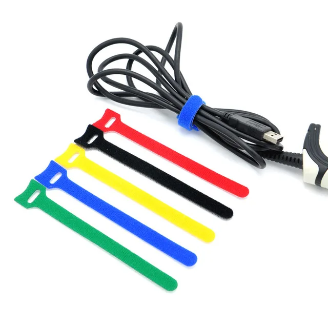 12*200 12 x 200mm black white red yellow blue green Hot Nylon Reusable Cable Ties with Eyelet Holes 0.5'' 8'' |