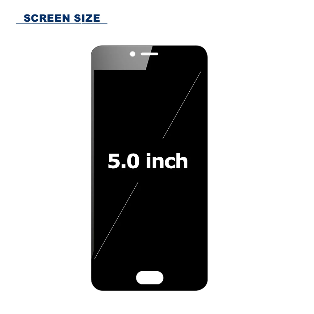 ЖК дисплей с рамкой для Meizu M5C сенсорный экран сменный 5 0 дюйма в сборе A5 черно