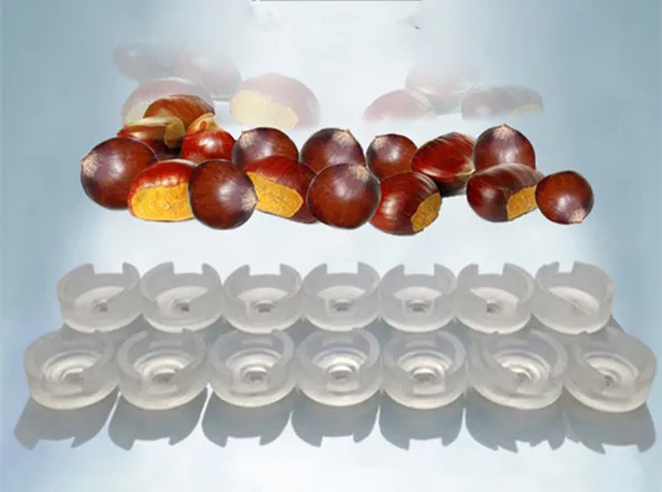 Профессиональный электрический каштан оболочки разрыхлительная машина hazelnut продольно-Резальные Машины с двойным цепным звеном гайки режущий резак
