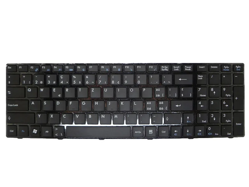 KR NE SW клавиатура для MSI GX660R GT660ST GT663R GX680R GE620 Бразилия br немецкий GR Bulgaria BG Канада CA