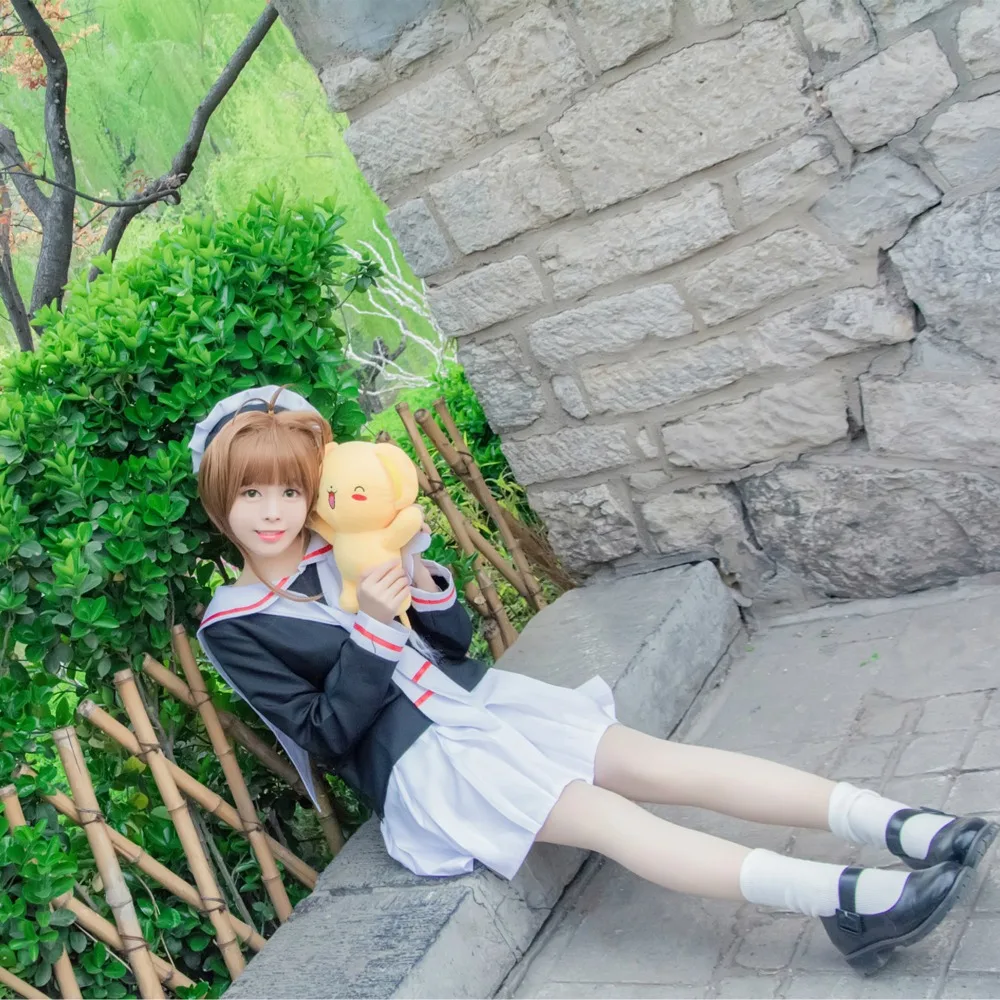 Костюм для косплея VEVEFHAUNG Cardcaptor Sakura Clearcard костюм Kinomoto Tomoyo Daidoji школьная форма
