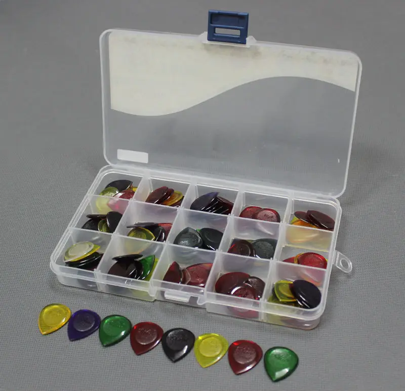 100 шт. AP-100J прочный прозрачный маленький большой размер джаз музыка гитара выбор