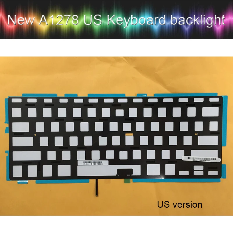 Новинка 100% подсветка для клавиатуры ноутбука лучшего качества с американской