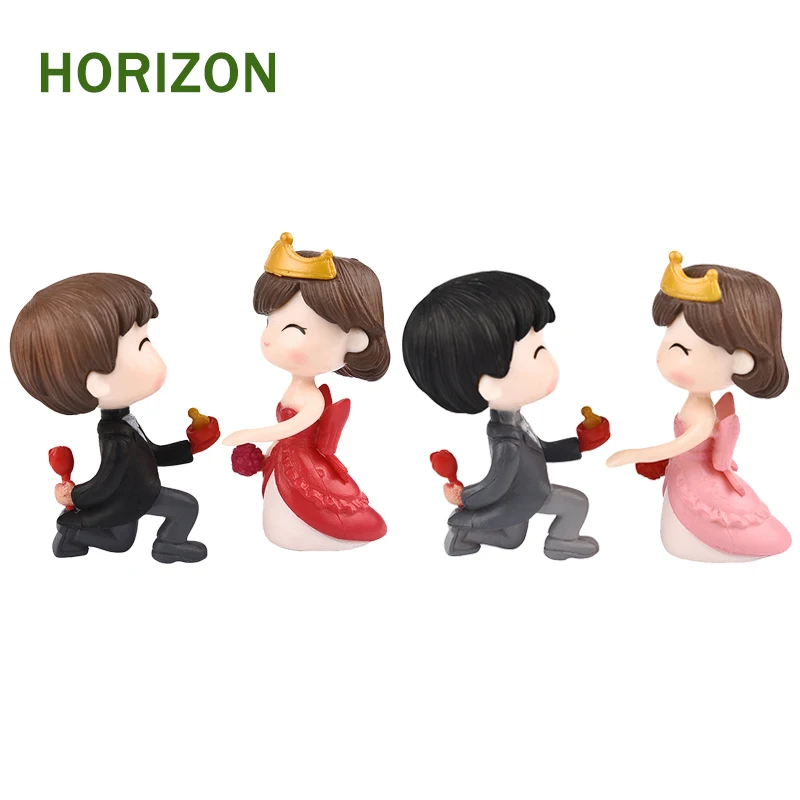 2 шт. Свадебная пара мох микро мир бонсай сад маленькие украшения пейзаж День