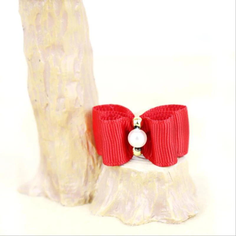 50 шт красочные ручной работы собачий бант для маленьких собак Уход За Домашними