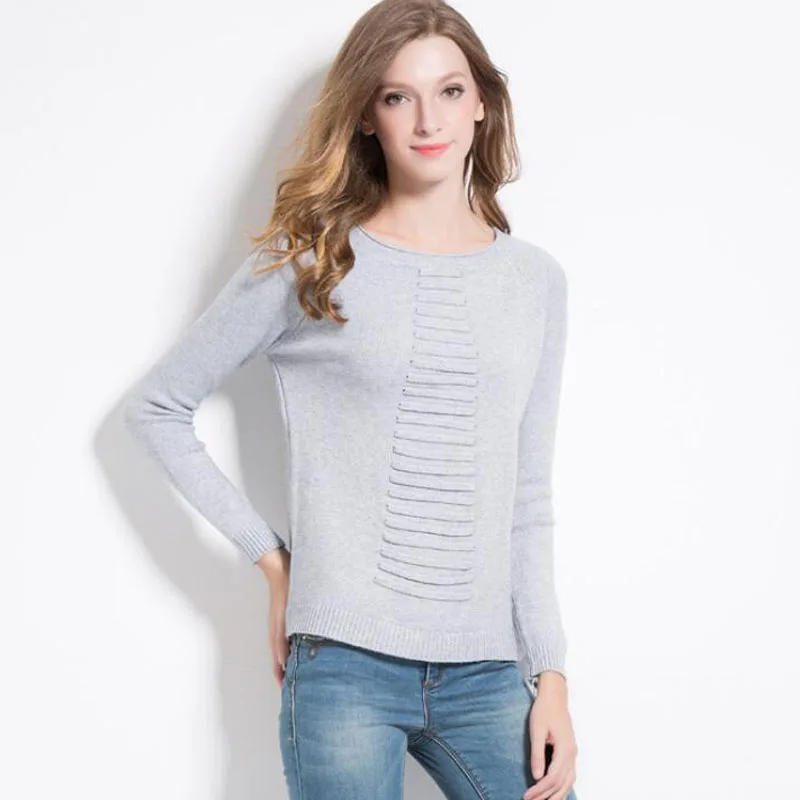 TANGNEST Women Slim Casual Solid Color Knitted Sweater 2018 New Spring European Simple Fashion Pullovers | Женская одежда