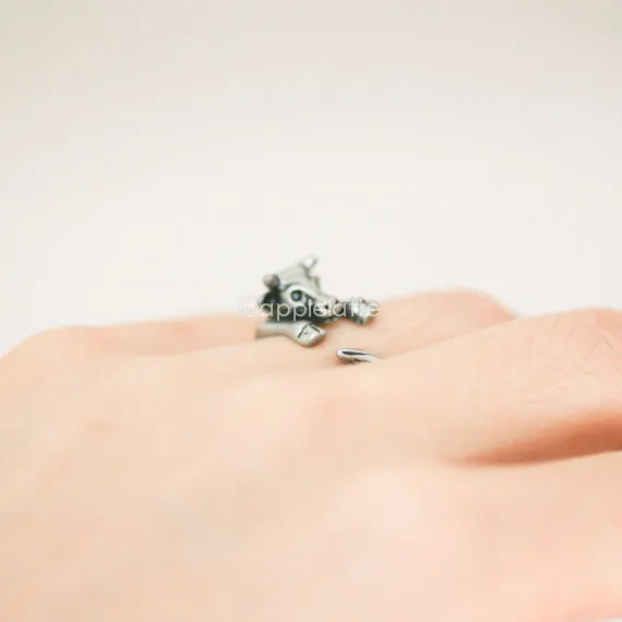 Новинка самое популярное кольцо в виде быка ювелирное изделие животного бычья