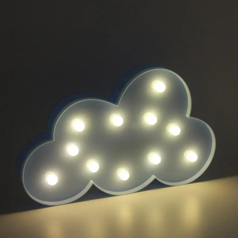 Облако свет Светодиодные ночные светильники Luminaria Новинка лампа 3D ночник для